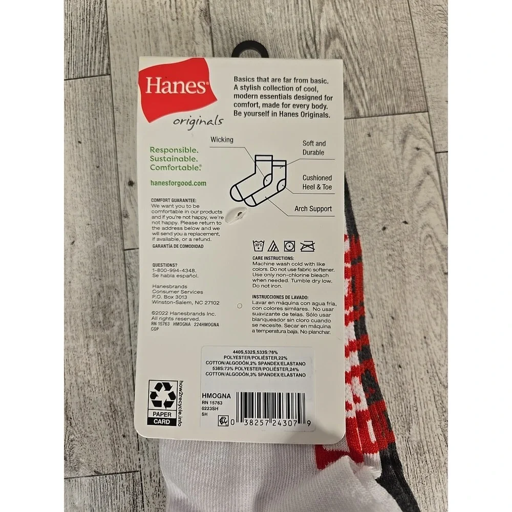 Hanes socks ankles